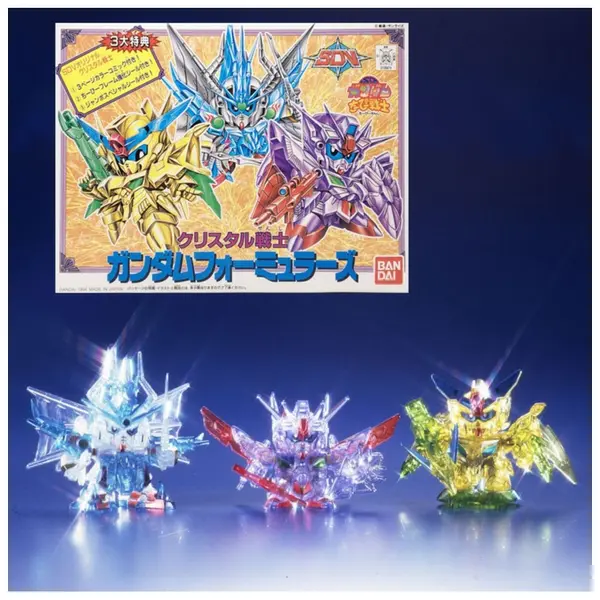 Maquette Gundam - Crystal 2 Formulas Gundam Gunpla SD 8cm