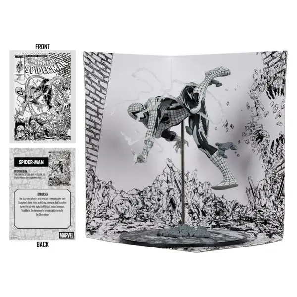 Marvel - Statuette 1/10 Gold Label Spider-Man Line Art (The Amazing Spider-Man N°318) 17 cm