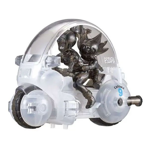 DRAGON BALL Mecha Capsule Collection Vol.1 Bulma Motorcycle & Goku Limited Clear Bandai