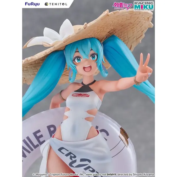 Hatsune Miku GT Project - Statuette Tenitol 1/7 Racing Miku 2024: Tropical Ver. 21 cm