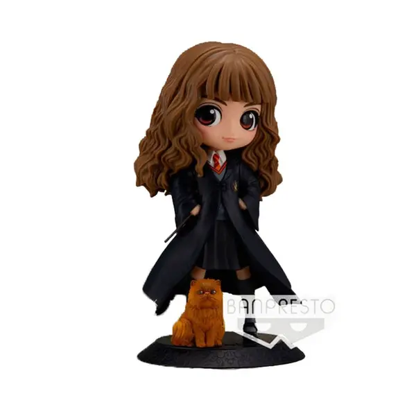 Figurine Harry Potter - Hermione With Crookshanks Q Posket 14cm