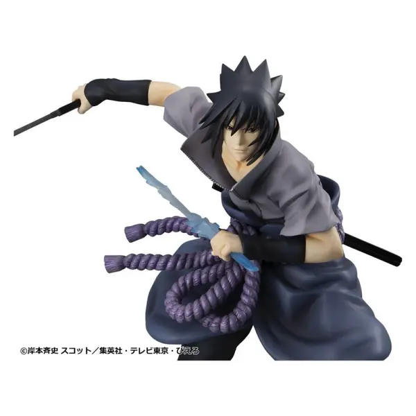 NARUTO SHIPPUDEN Figurine Sasuke Uchiha Great Ninja War Version G.E.M. Reissue Megahouse