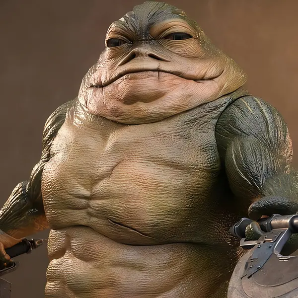 STAR WARS Figurine Rotta The Hutt Movie Masterpiece Hot Toys