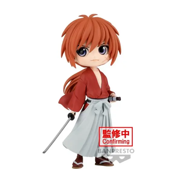 Figurine Rurouni Kenshin Le Vagabond - Kenshin Himura Vol 2 Q Posket 15cm