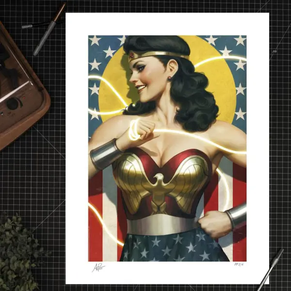 DC COMICS Impression Art Print Wonder Woman New History of the DC Universe Sideshow