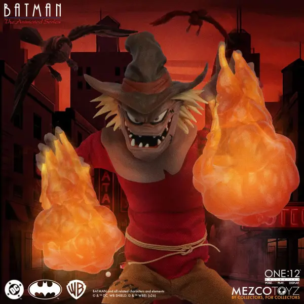 BATMAN The Animated Series Figurine Scarecrow One:12 Mezco Toyz