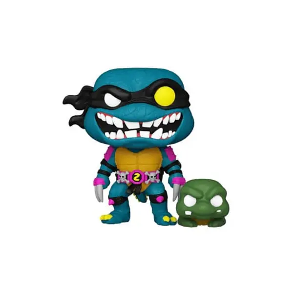 SLASH & PRE-MUTATED TURTLE SLASH TORTUES NINJA POP & BUDDY! MOVIES VINYL FIGURINE 9 CM