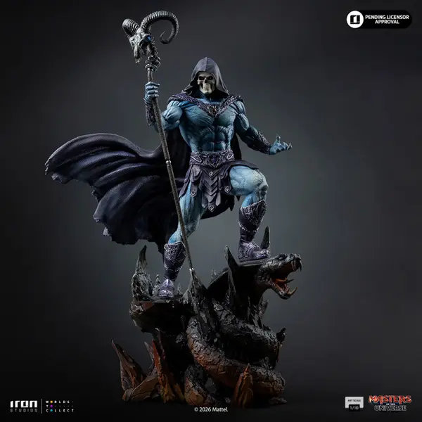 MAITRES DE L'UNIVERS Statue Skeletor Art Scale Iron Studios