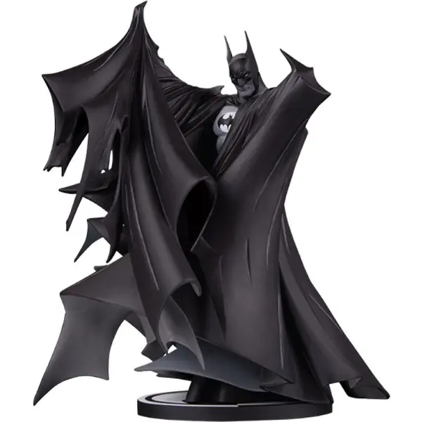 DELUXE BATMAN BY TODD MCFARLANE BATMAN BLACK AND WHITE STATUE VERSION 2 0 24 CM
