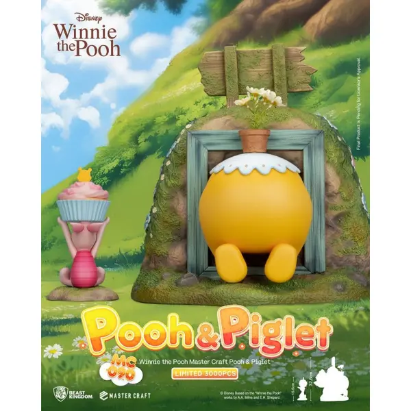 DISNEY Statues Winnie L’ourson & Porcinet Master Craft Beast Kingdom