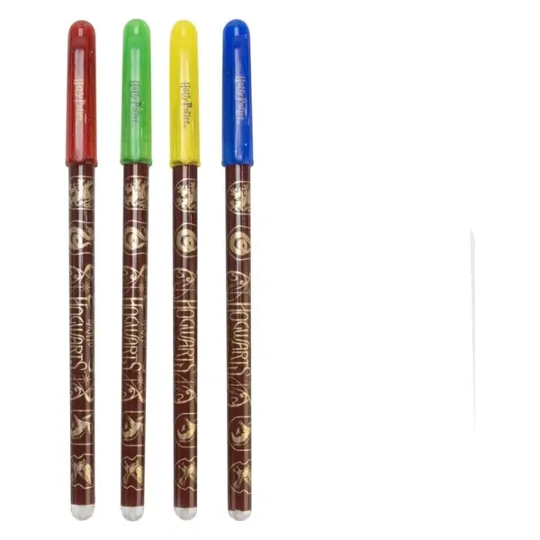 Harry Potter - Pack 4 stylos gel Harry Potter Magical Locations