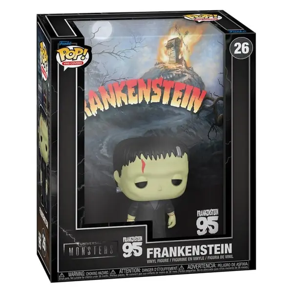Universal Monsters - Figurine POP! Frankenstein 95ème Anniversaire VHS Cover 9 cm