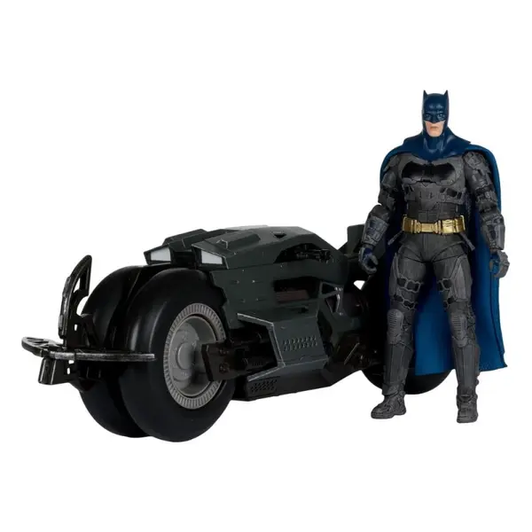 The Flash DC Multiverse - Véhicule Batcycle avec Batman
