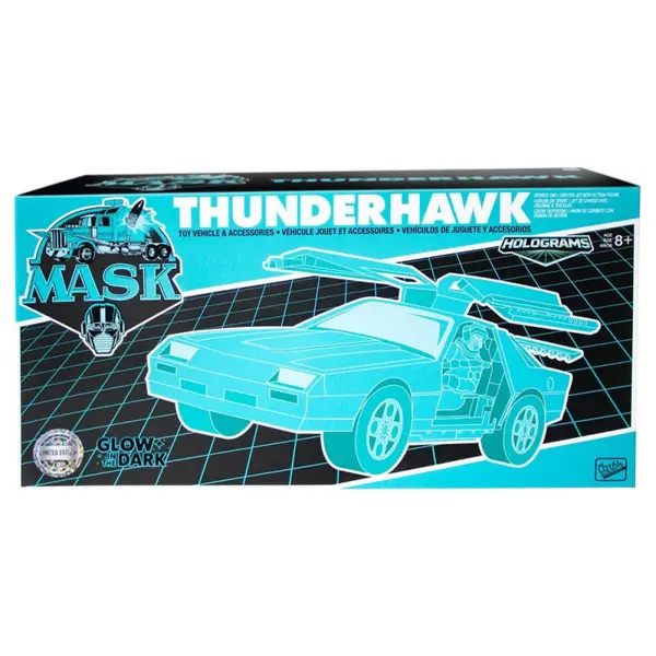M.A.S.K. / MASK Thunderhawk & Figurine Matt Trakker Hologram Variant The Loyal Subjects