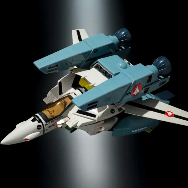 MACROSS Origin of Valkyrie VF-1S Roy Focker 45th + Super Pack Set Bandai