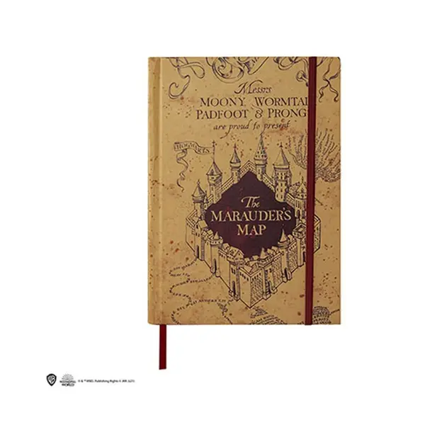 Carnet Harry Potter Carte Du Maraudeur