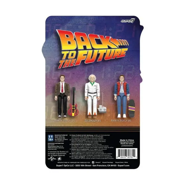 RETOUR VERS LE FUTUR Figurine ReAction Marty Mcfly '55 Super7