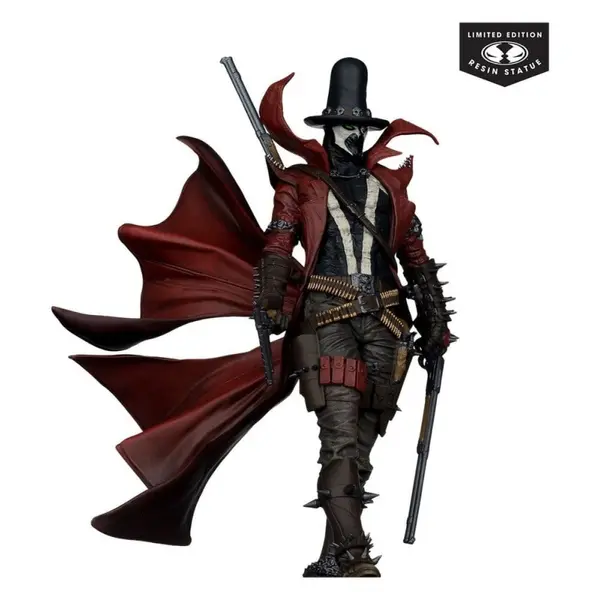 Spawn - Statuette Black White & Red All Over 1/10 Gunslinger Spawn by Todd McFarlane 23 cm