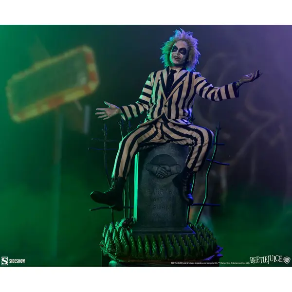 BEETLEJUICE Statue Beetlejuice Premium Format Figure Sideshow