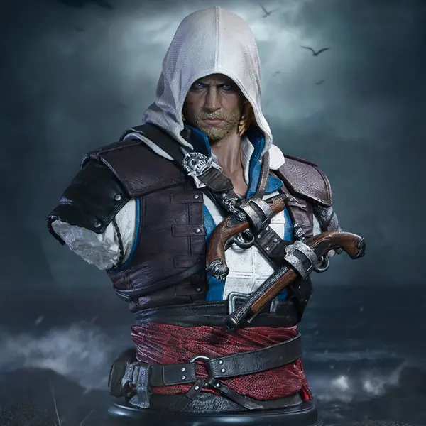 ASSASSIN’S CREED Black Flag Resynced Buste Edward Kenway Pure Arts