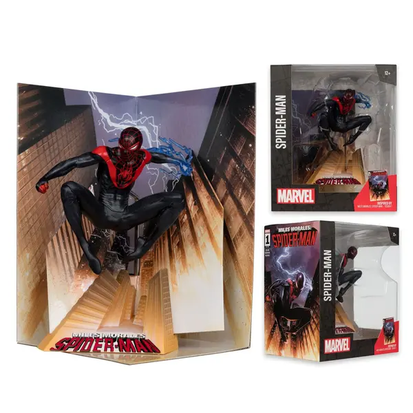 SPIDER-MAN - MILES MORALES SPIDER-MAN (MILES MORALES : SPIDER-MAN #1) STATUETTE PVC 13CM