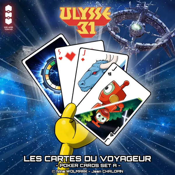 Ulysse 31 Jeu de 54 Cartes Poker Les Cartes du Voyageur