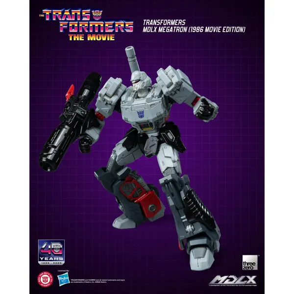 TRANSFORMERS Figurine Megatron 1986 Movie Edition MDLX Threezero
