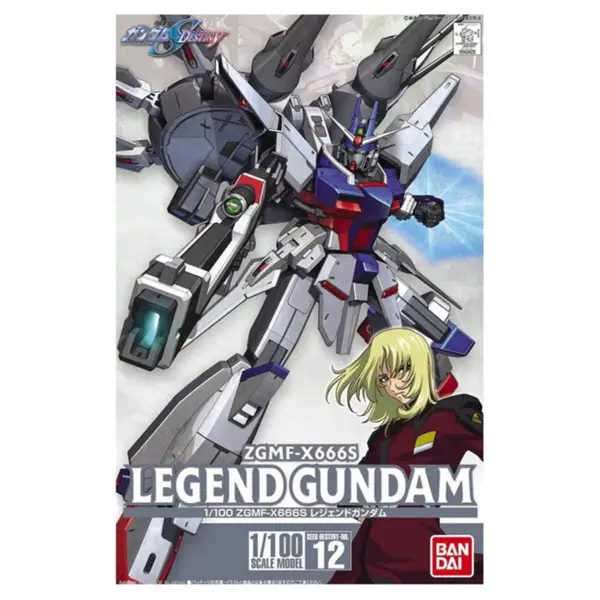 Maquette Gundam - 012 ZGMF - X666S Legend Gundam Gunpla NG 1/100 18cm