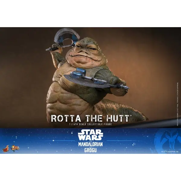 STAR WARS Figurine Rotta The Hutt Movie Masterpiece Hot Toys