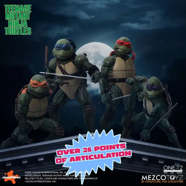 TORTUES NINJA Figurines Tortues Ninja 1990 Mezco Toys