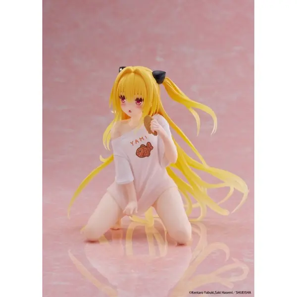 To Love-Ru Darkness - Statuette Desktop Cute Figure Golden Darkness Roomwear Ver. 13 cm