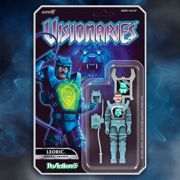 VISIONARIES Figurine Leoric ReAction+ Wave 01 Super7