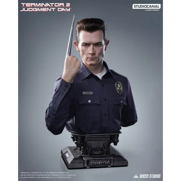 TERMINATOR 2 Buste Taille Réelle T-1000 Queen Studios