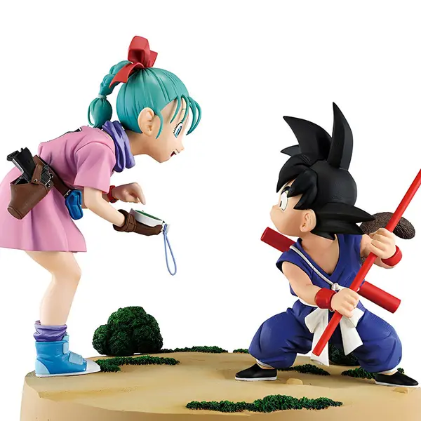 DRAGON BALL Figurine Goku & Bulma Ichibansho Bandai