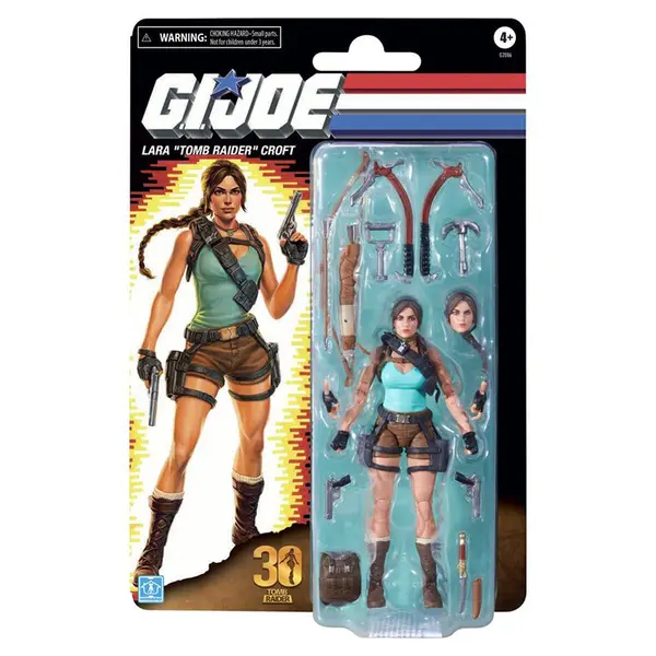 G.I. JOE X TOMB RAIDER Figurine Lara Croft Hasbro