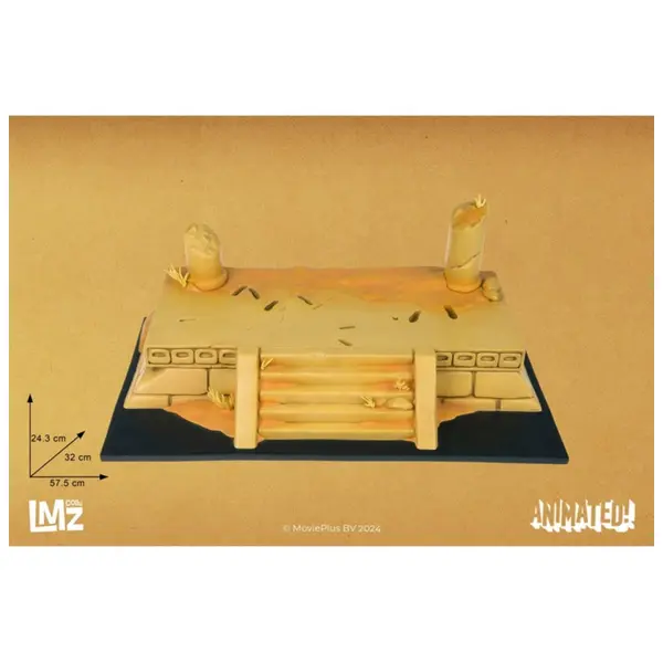 Socle Diorama Les Mysterieuses Cites D'Or - Socle Ruine LMZ Animated
