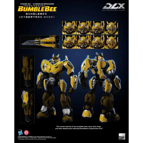 BUMBLEBEE Figurine Bumblebee Cybertron Mode DLX Threezero