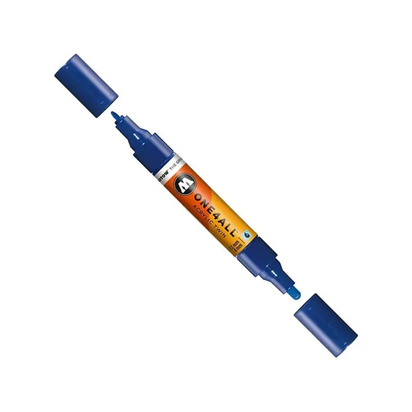 Marqueur Acrylic Twin OneForAll 204 Bleu Veritable 1.5/4mm