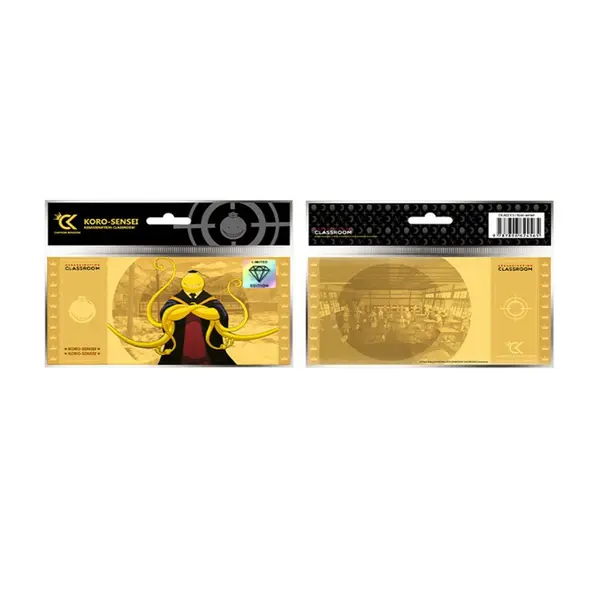 Golden Ticket Assassination Classroom - Edition Limitee - Cartoon K...