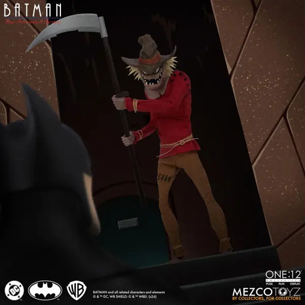 BATMAN The Animated Series Figurine Scarecrow One:12 Mezco Toyz