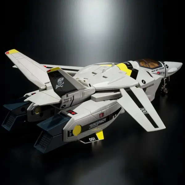 MACROSS Origin of Valkyrie VF-1S Roy Focker 45th + Super Pack Set Bandai