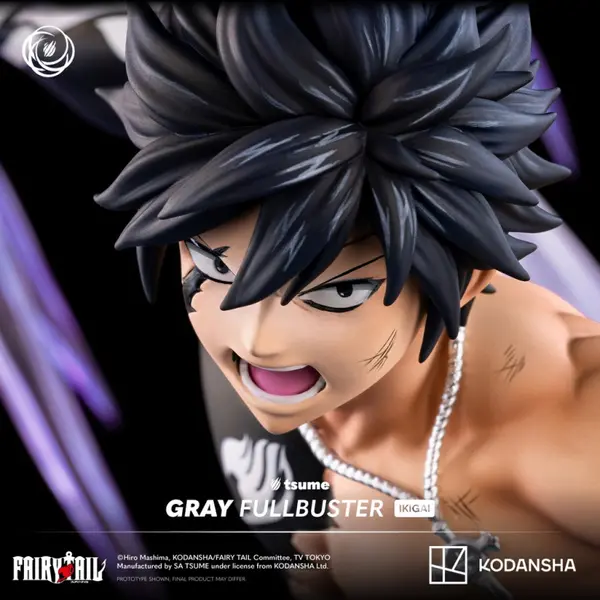 FAIRY TAIL Statue Ikigai Gray Fullbuster Tsume Art