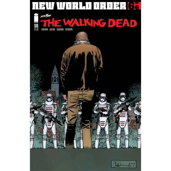 WALKING DEAD 180 CVR A ADLARD & STEWART (MR)