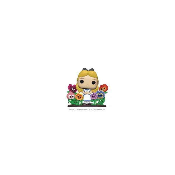 ALICE AU PAYS DES MERVEILLES - ALICE AVEC DES FLEURS POP!