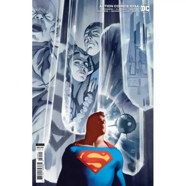 ACTION COMICS #1034 CVR B JULIAN TOTINO TEDESCO CARD STOCK VAR