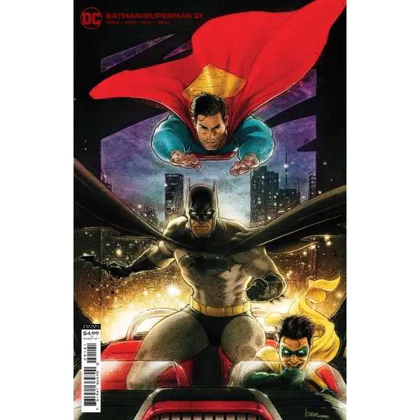 BATMAN SUPERMAN 21 CVR B KAARE ANDREWS CARD STOCK VAR