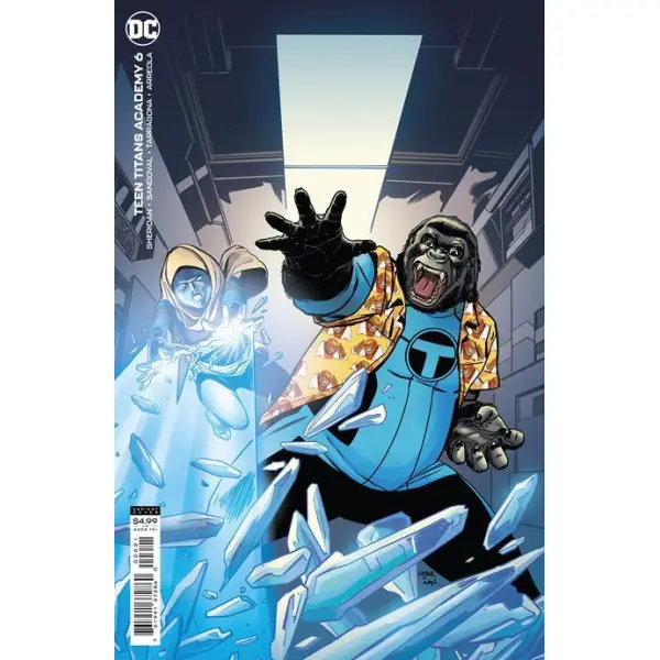 TEEN TITANS ACADEMY 6 CVR B STEVE LIEBER CARD STOCK VAR
