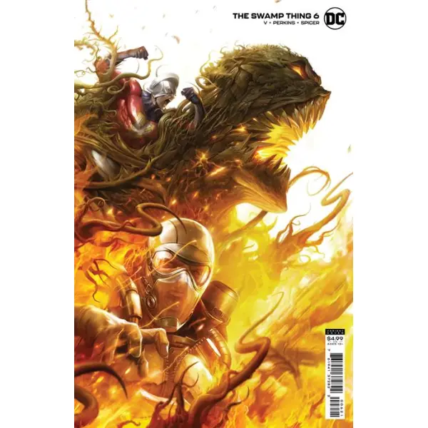 SWAMP THING #6 (OF 10) CVR B FRANCESCO MATTINA CARD STOCK VAR