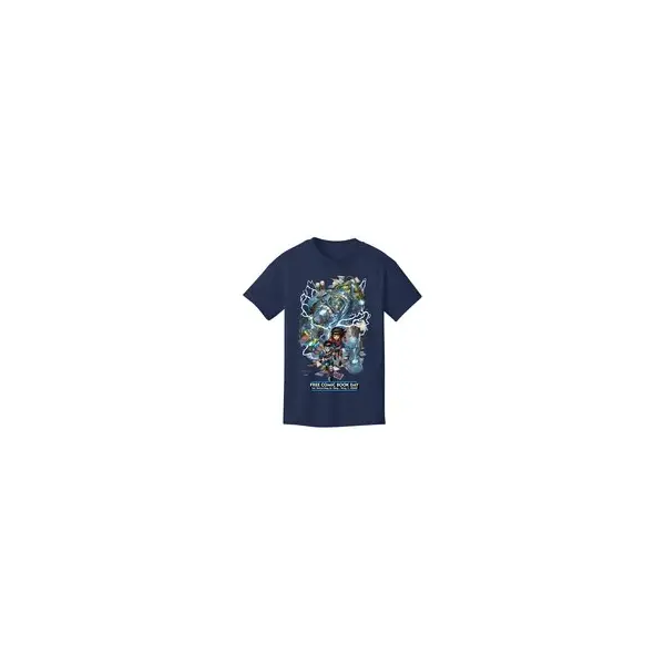 FCBD 2022 COMM ARTIST KIRKHAM BLUE T/S MED (NET)