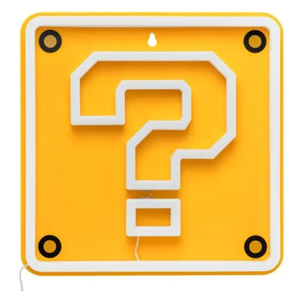 Nintendo - Lampe murale LED Neon Question Block 24 x 24 cm